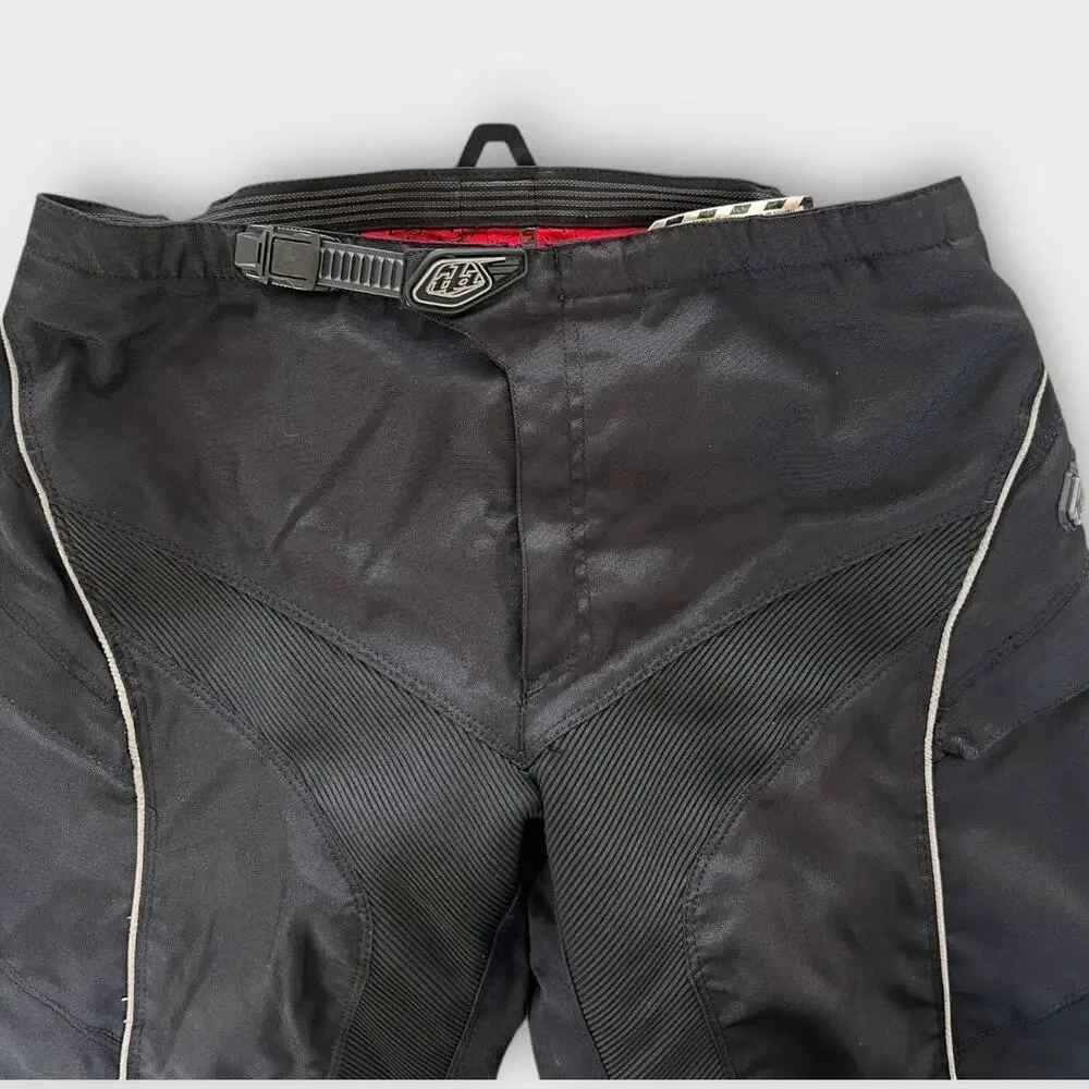 Troy Lee Designs REV Motocross Riding Pants Mens 38 Black Mesh Lined MX ATV